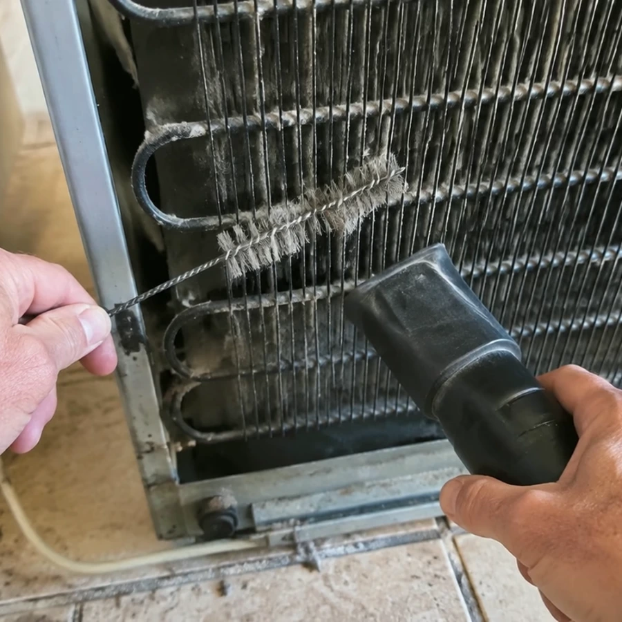 Refrigerator after repair, running reliably and energy-efficiently